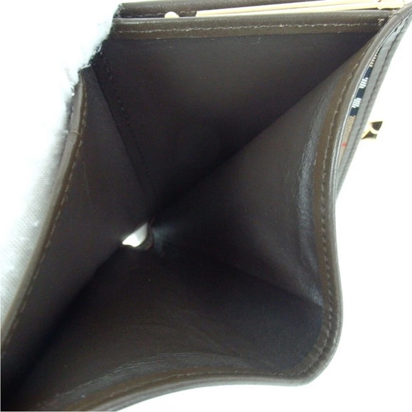 Authentic BURBERRYS Nova Check wallet Jacquard canvas/leather - Picture 11 of 12